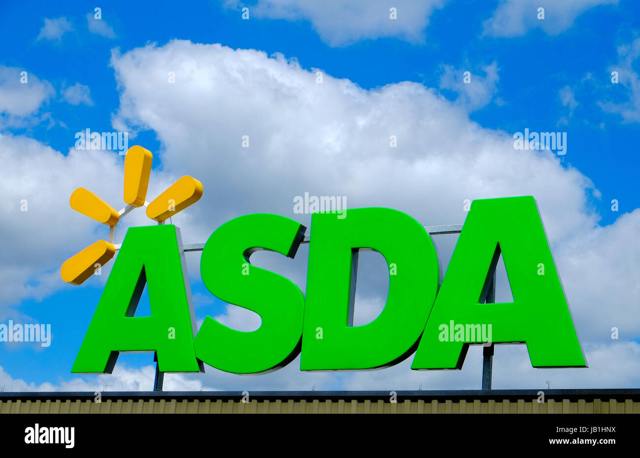 asda supermarket sign, norwich, norfolk, england Stock Photo
