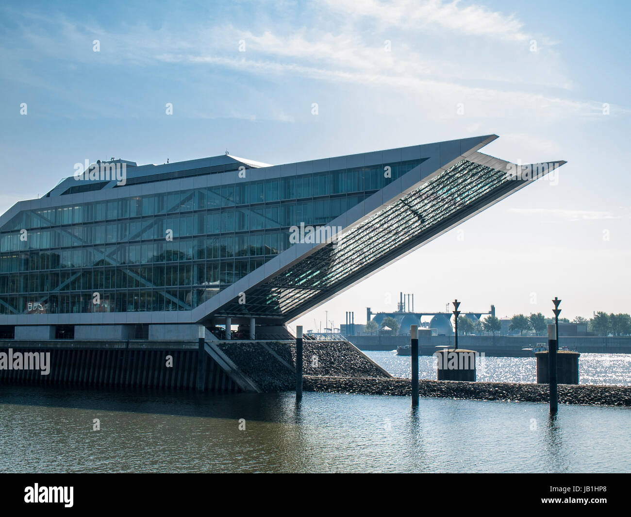 Dockland Office Building in Hamburg, Germany. Stock Photo