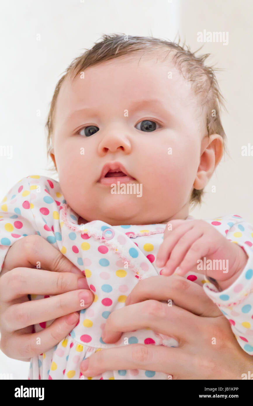 Photo of beautiful cute newborn infant girl Stock Photo - Alamy