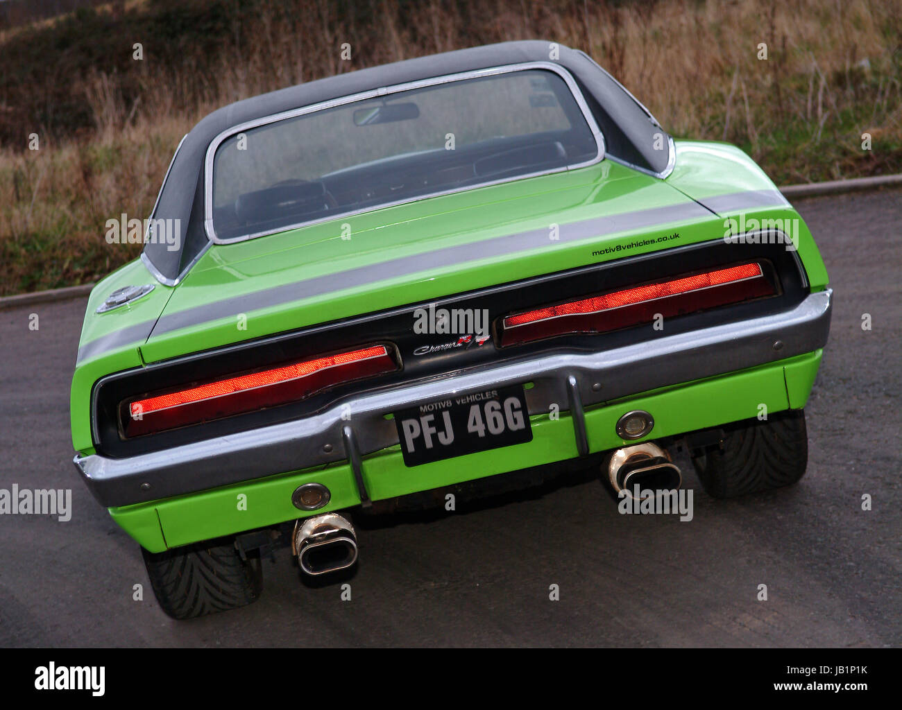 Richard Hammond and his 1969 Dodge Charger 440 R/T Stock Photo