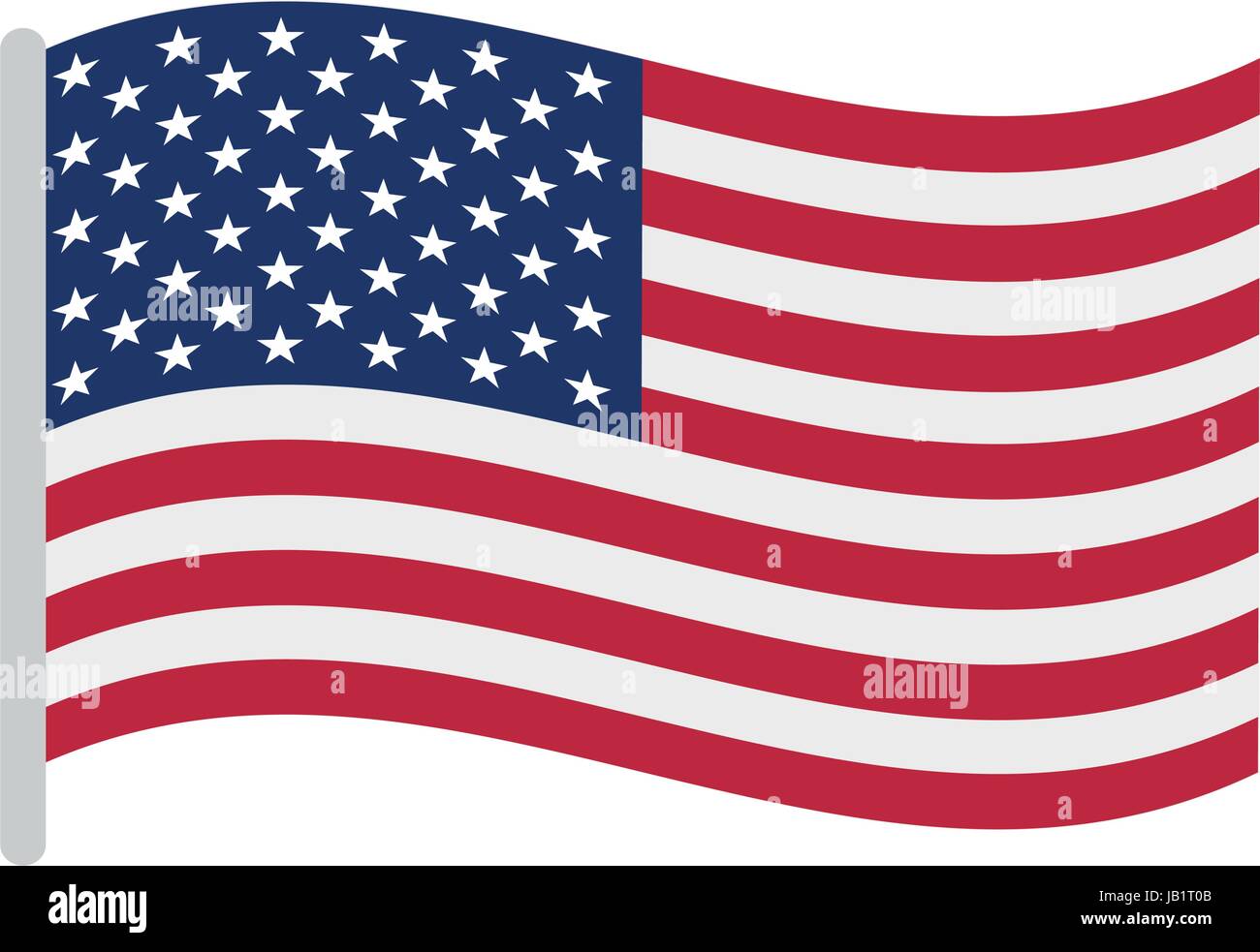 Isolated American flag Stock Vector Image & Art - Alamy