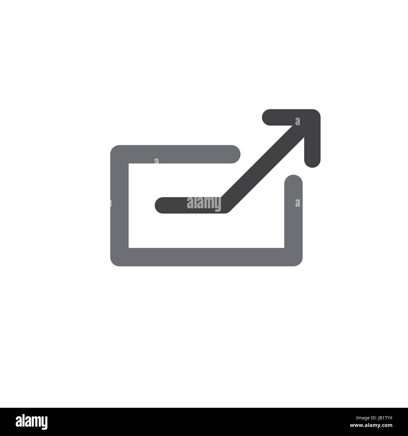 External Link Icon for UI or UX interface / mobile app Stock Vector ...