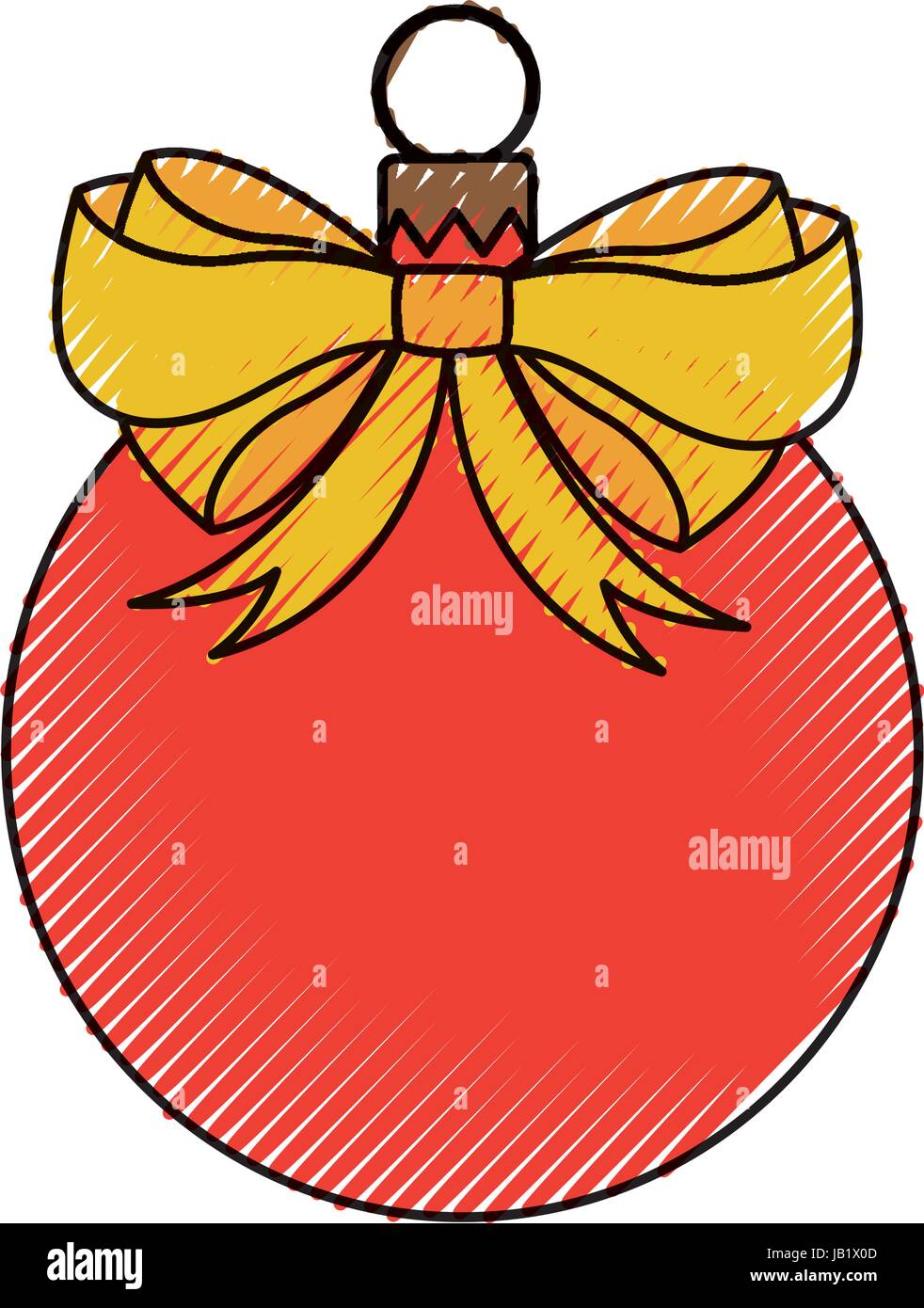 christmas ball isolated icon Stock Vector Image & Art - Alamy