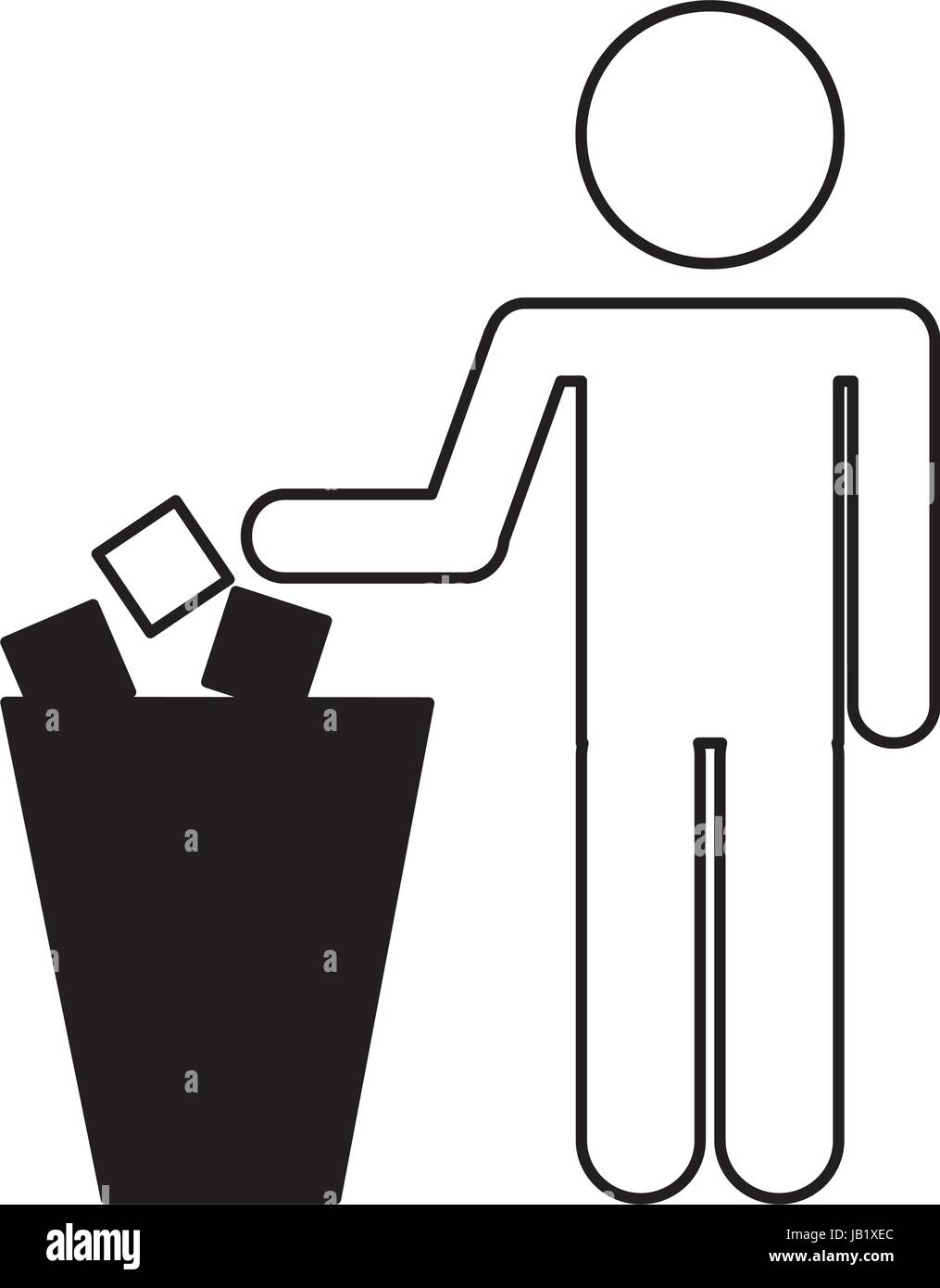 Deposit waste Stock Vector Images - Alamy