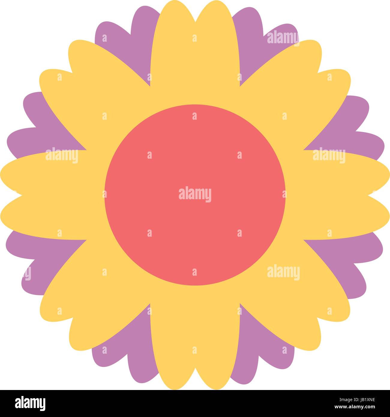 cute flower isolated icon Stock Vector Image & Art - Alamy