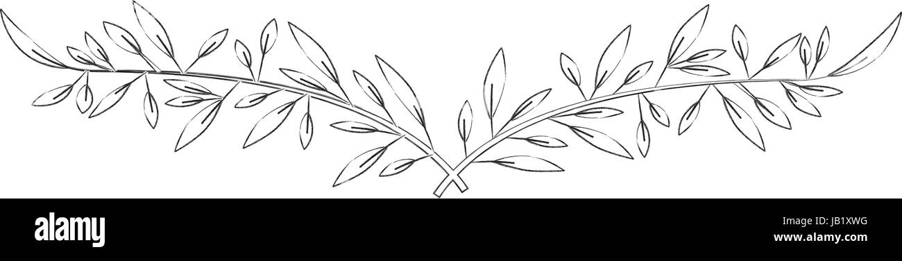 wreath with leafs icon Stock Vector Image & Art - Alamy