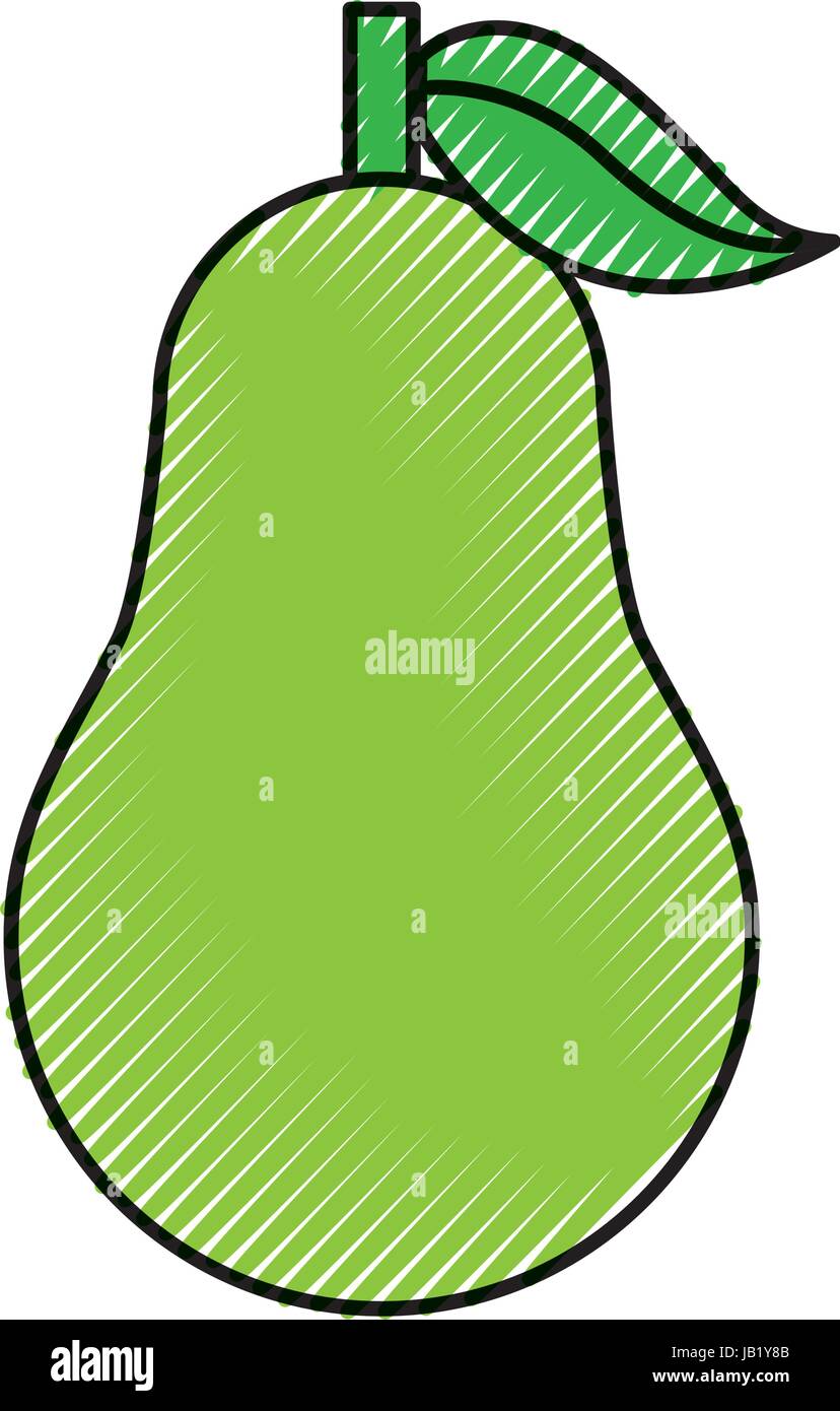 pear fresh fruit isolated icon Stock Vector Image & Art - Alamy