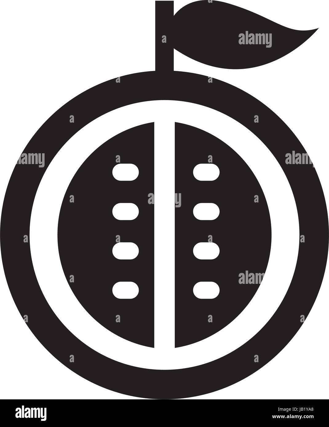 tomato half fresh vegetable isolated icon Stock Vector Image & Art - Alamy