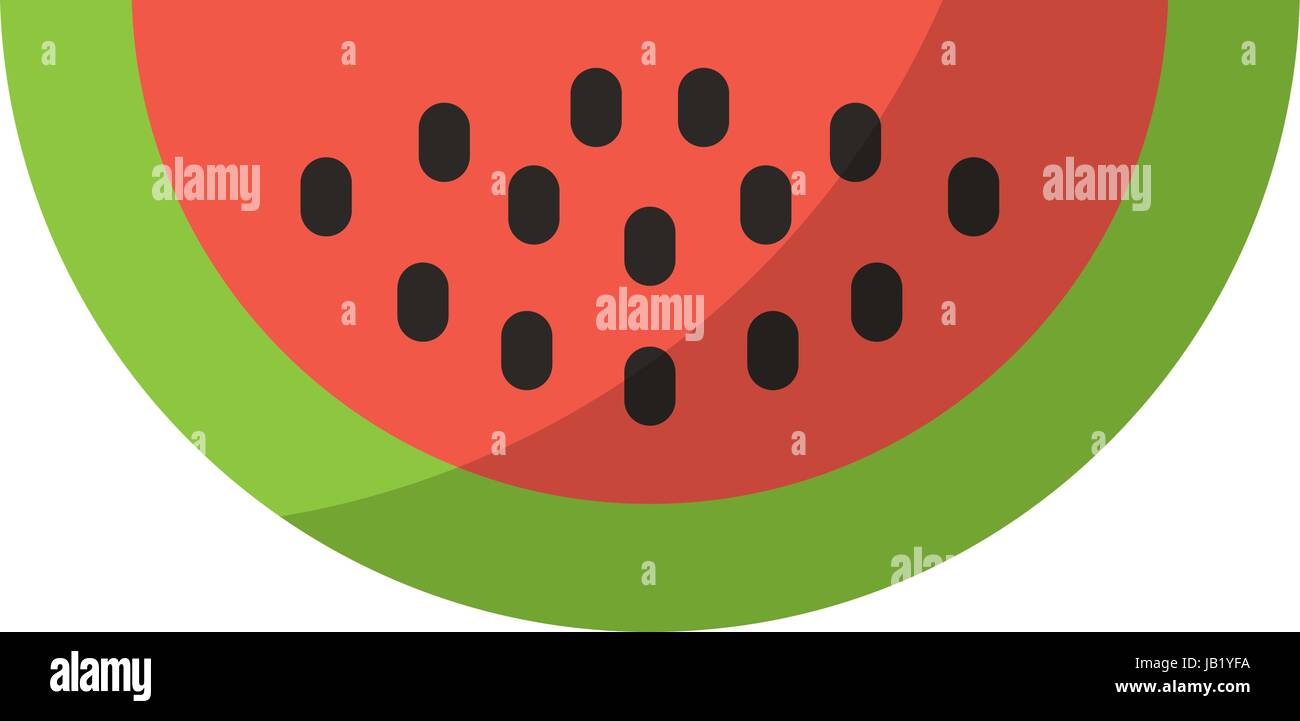 watermelon fresh fruit isolated icon Stock Vector Image & Art - Alamy