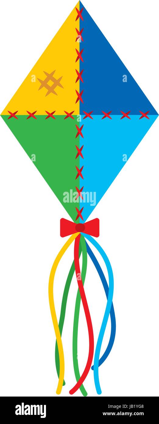 kite flying isolated icon Stock Vector Image & Art - Alamy