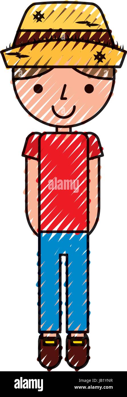 cute farmer avatar character Stock Vector Image & Art - Alamy