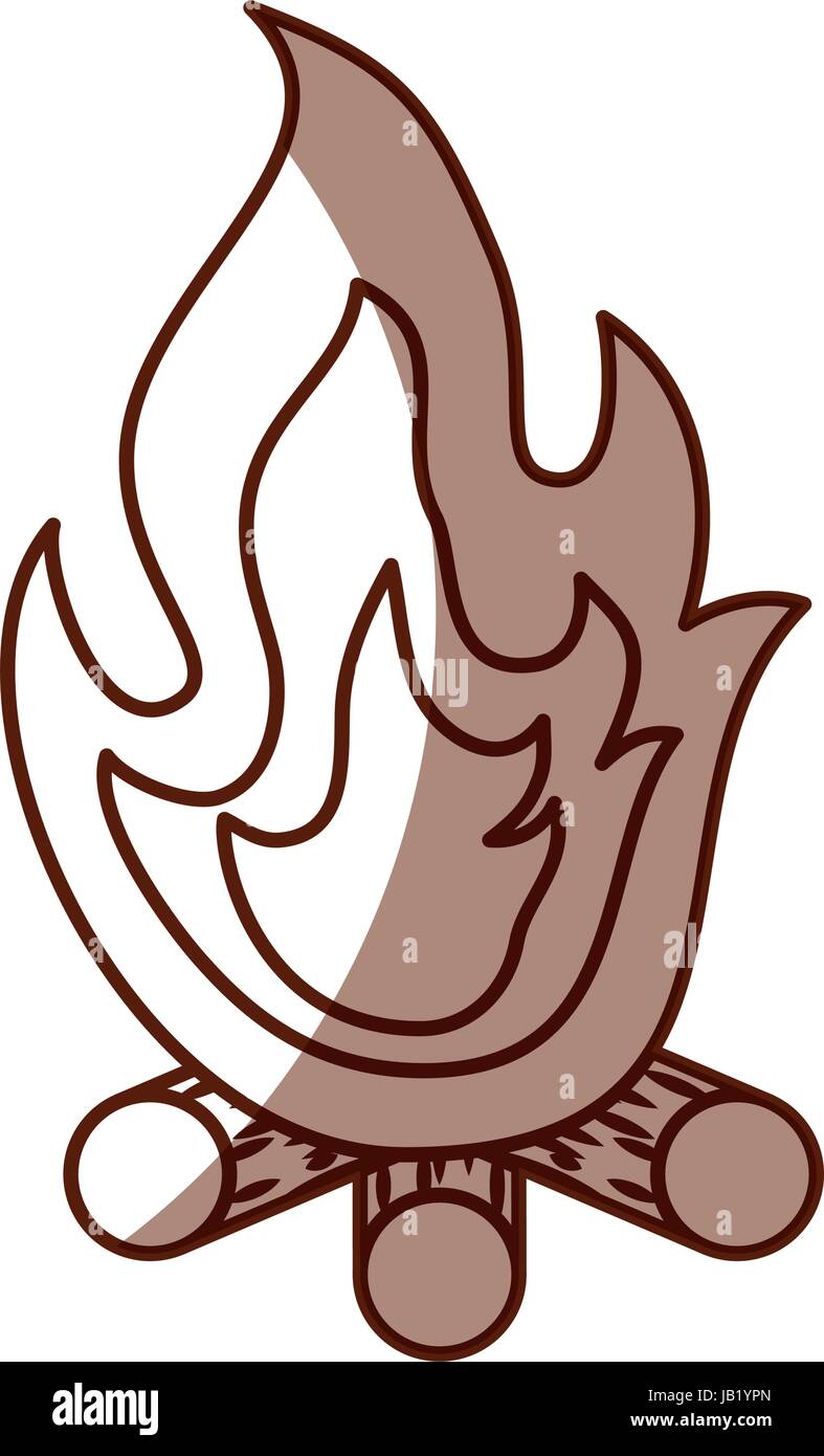 campfire flame isolated icon Stock Vector Image & Art - Alamy
