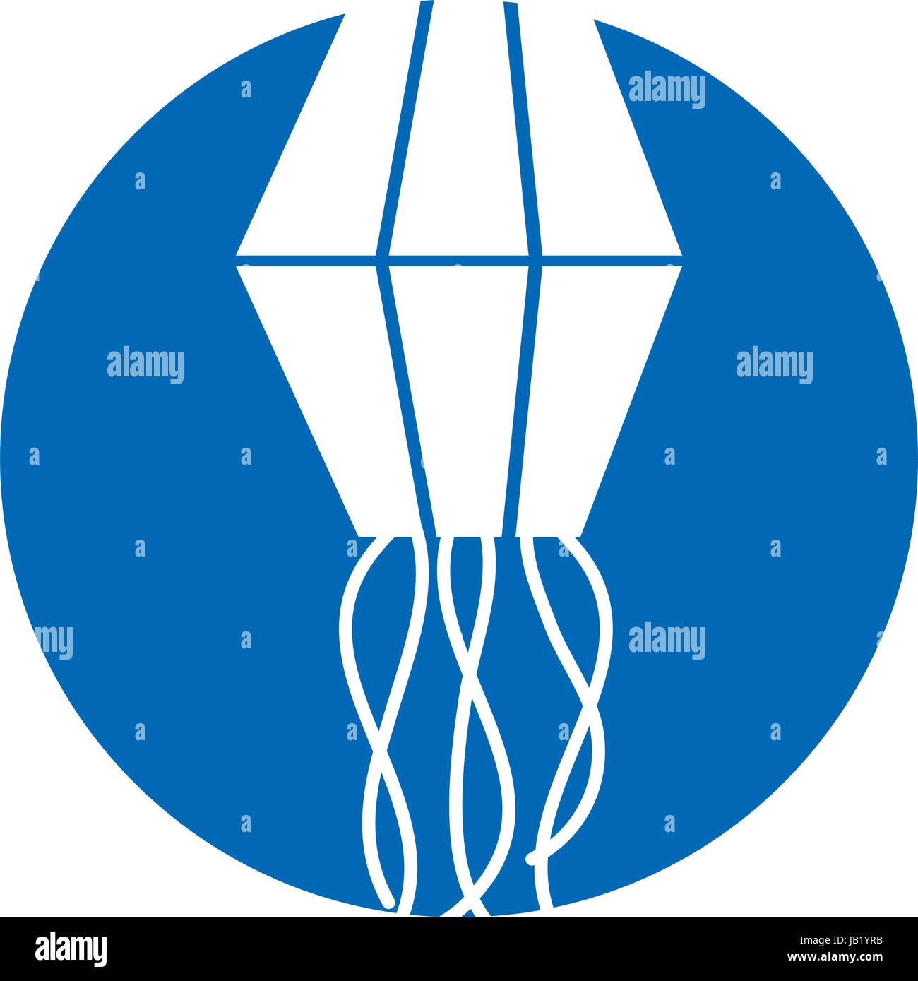 kite flying isolated icon Stock Vector Image & Art - Alamy