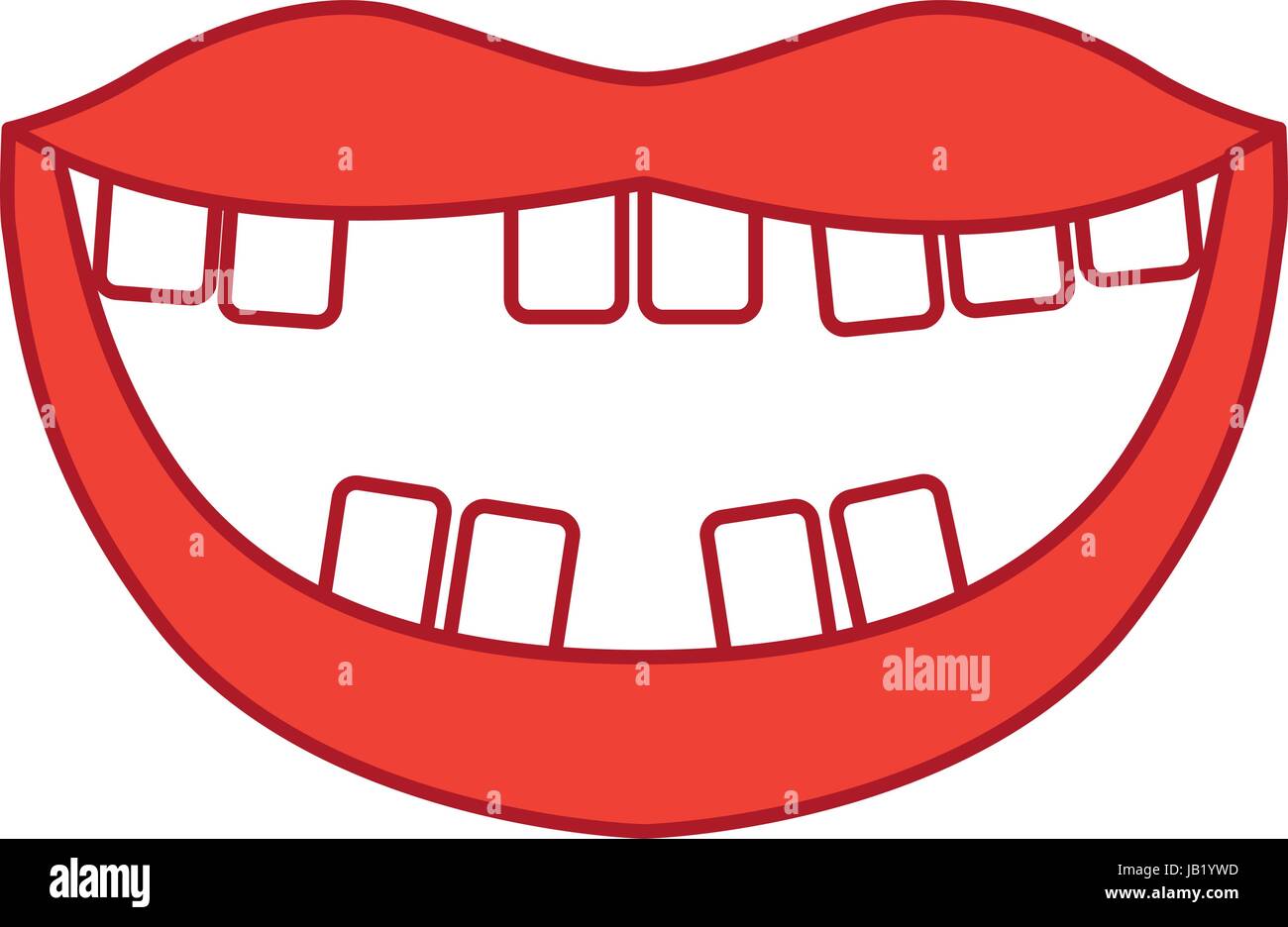 Mouth with bad teeth Stock Vector Image & Art - Alamy