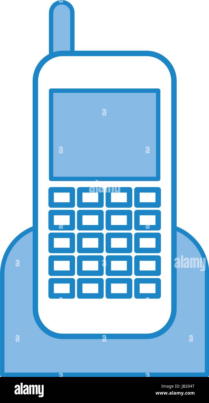 cellphone device isolated icon Stock Vector Image & Art - Alamy