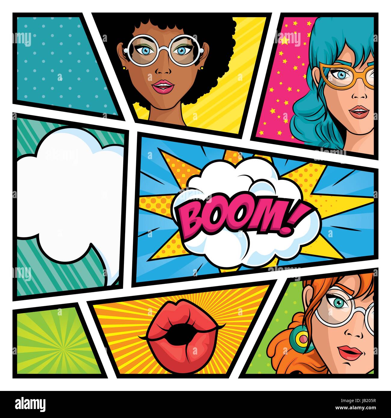 Comic strip pop art Stock Vector Image & Art -