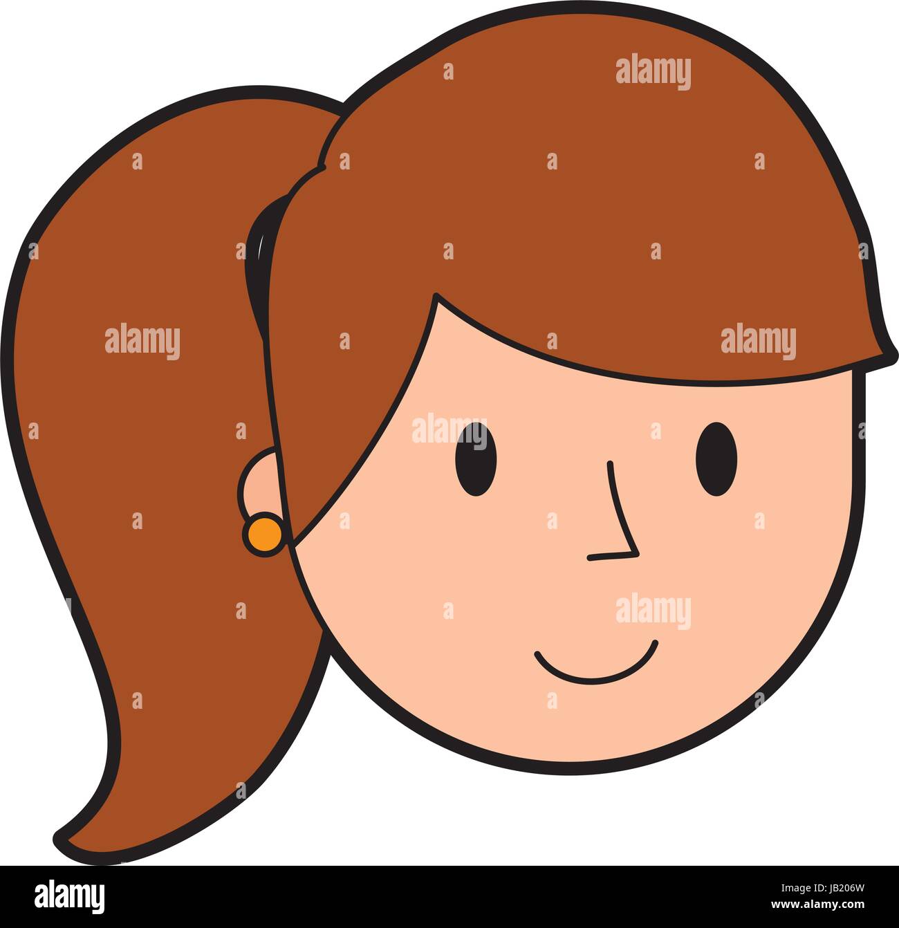young woman avatar character Stock Vector Image & Art - Alamy