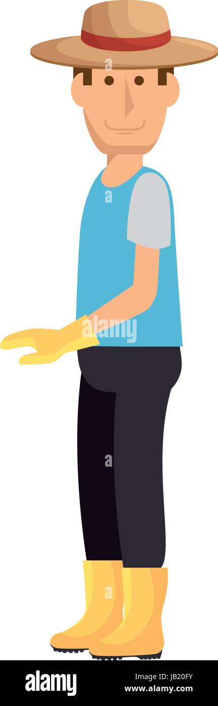 gardener man icon Stock Vector Image & Art - Alamy