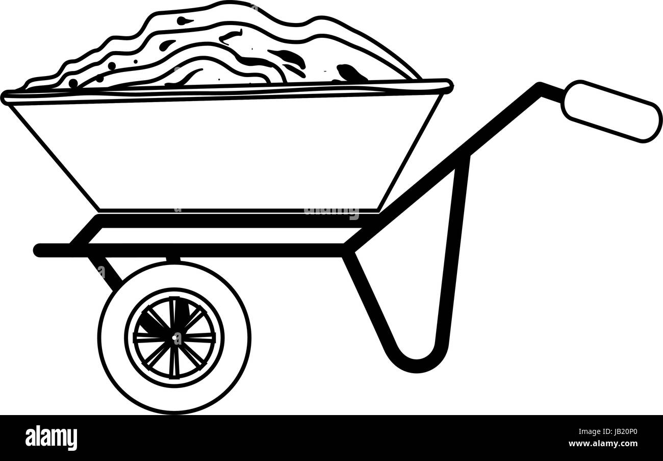wheelbarrow icon image Stock Vector Image & Art - Alamy