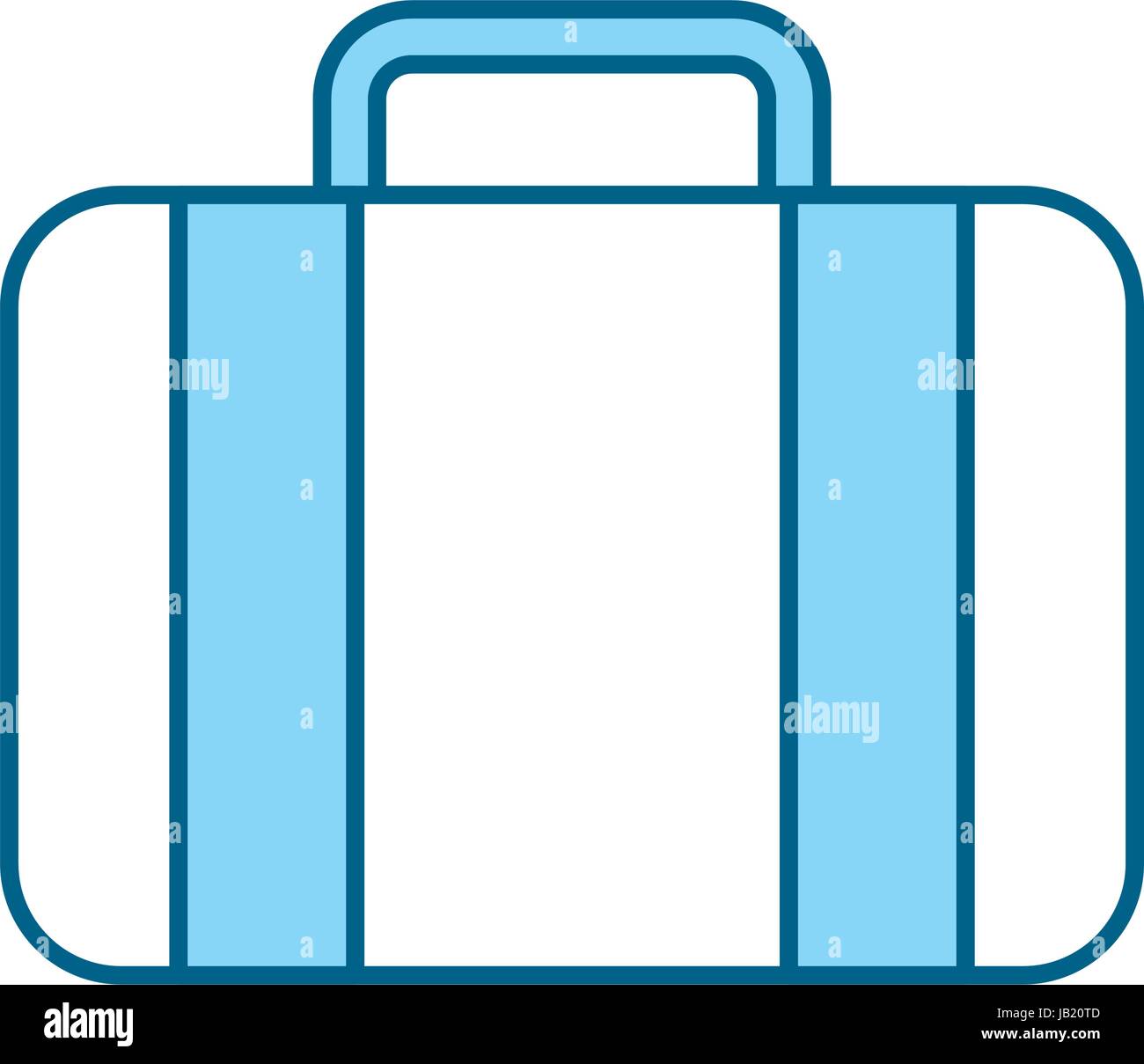 Blue suitcase Stock Vector Images Alamy