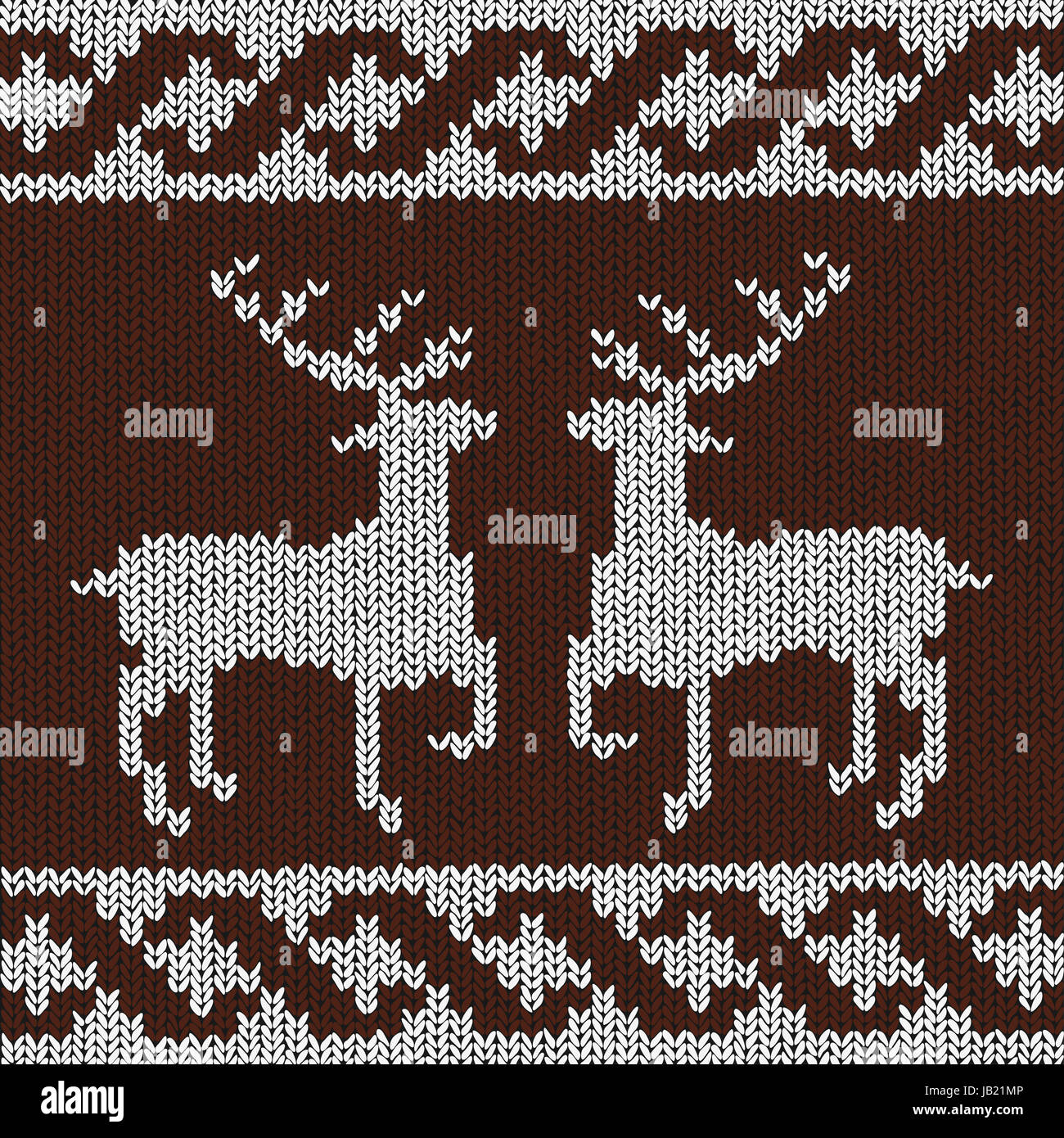 norwegian knitting patterns Stock Photo
