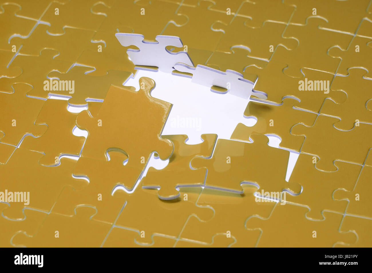 jigsaw puzzle solution Stock Photo Alamy