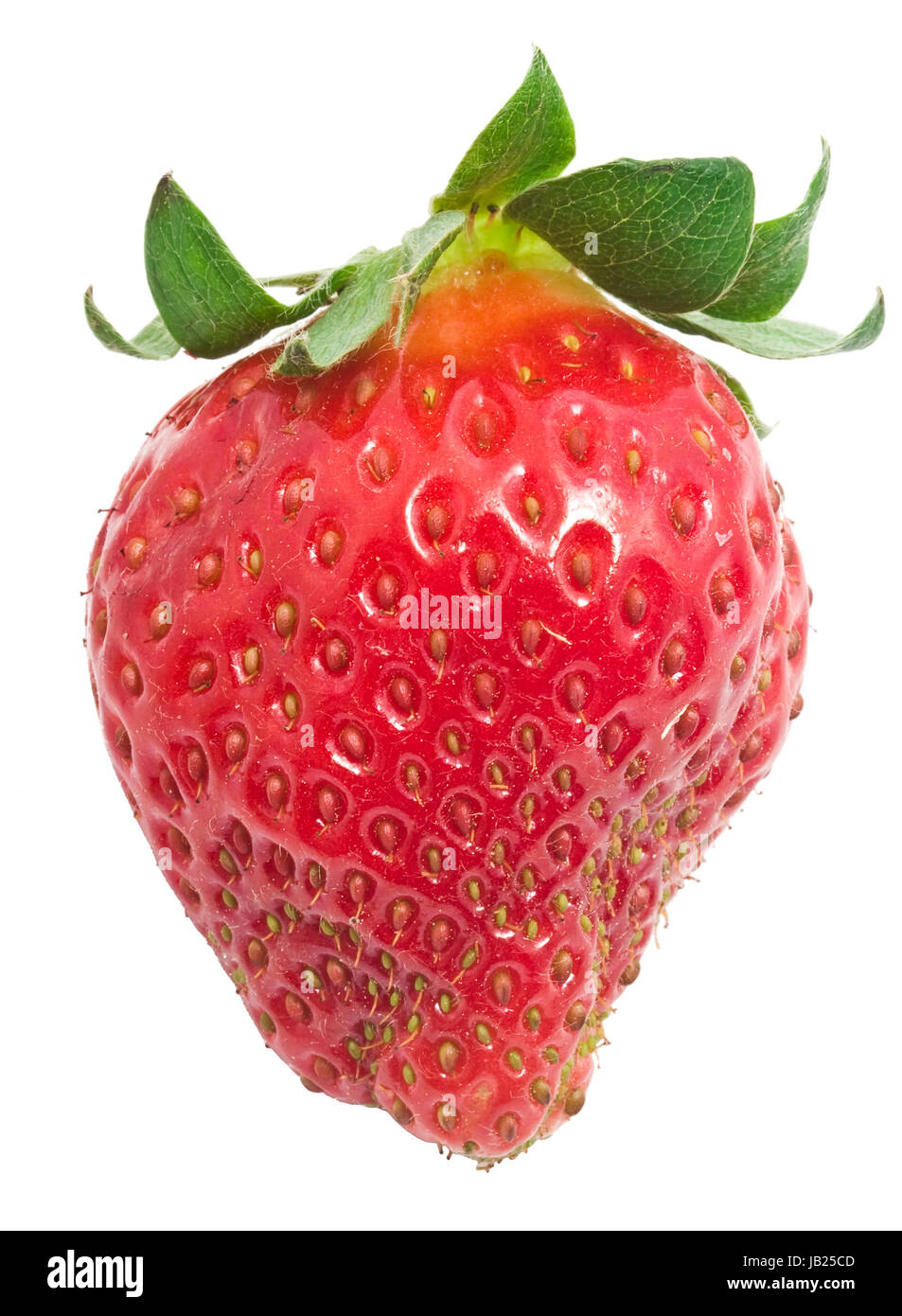 Fresh strawberry isolated on white background Stock Photo - Alamy