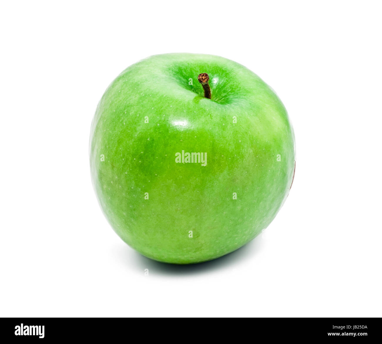 Green apple isolated on white background Stock Photo - Alamy