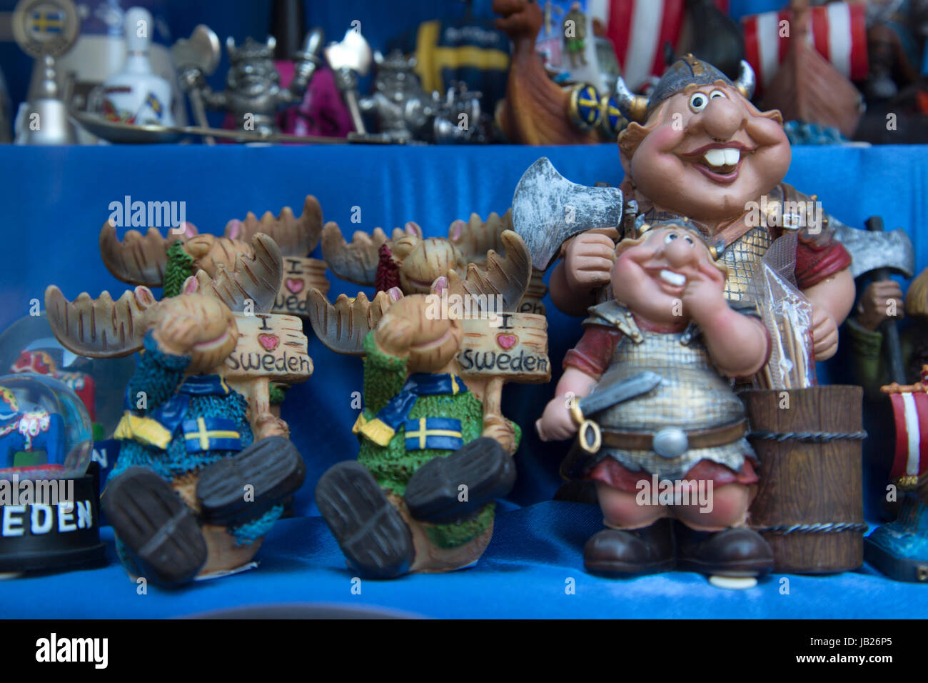 Viking Toys in Souvenir Gift Shop, Gamla Stan City, Centre, Stockholm