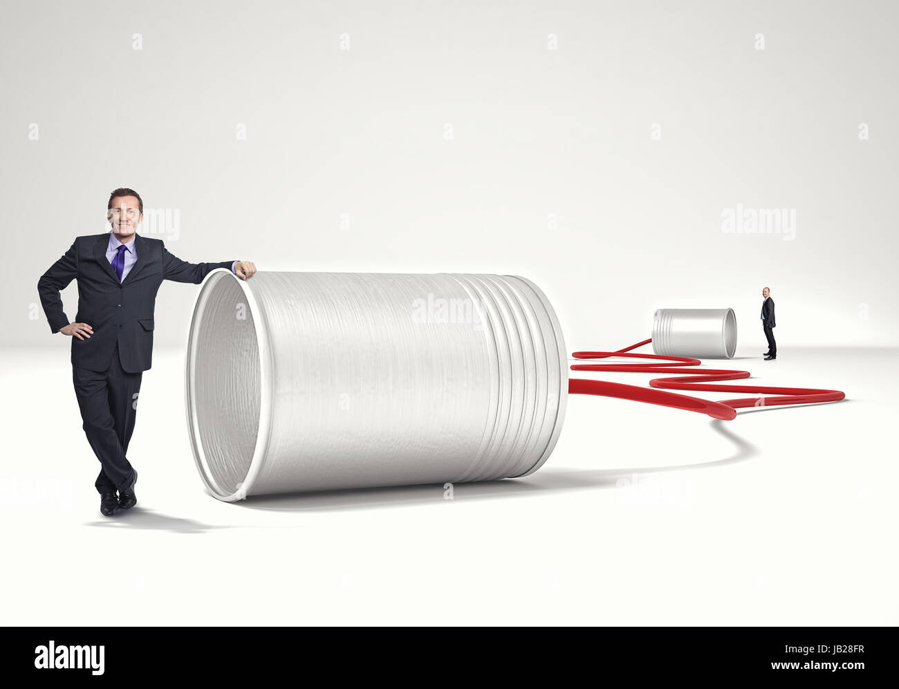 business people and can phone Stock Photo - Alamy