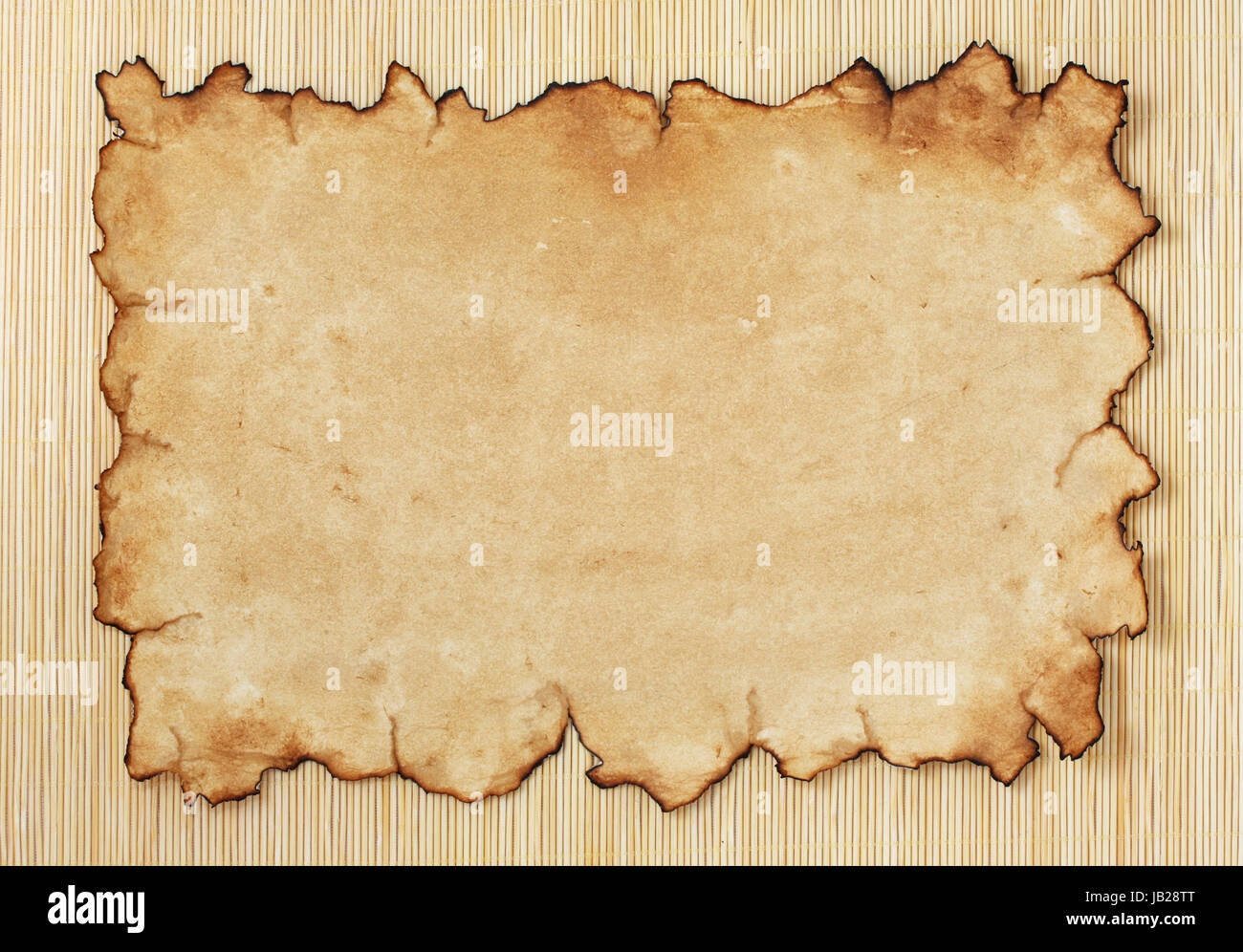 Highly Detailed Textured Antique Paper Burned Edges Space Your Text Stock  Photo by ©GPimages 4872016