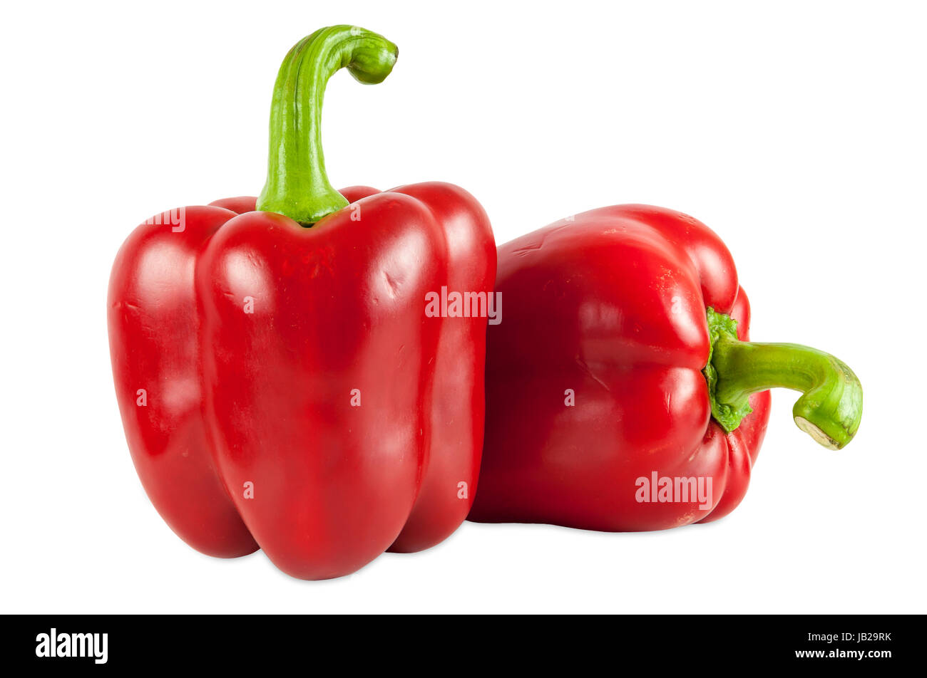 Red pepper isolated on white background with clipping path Stock Photo ...