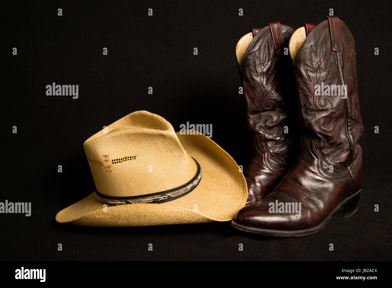 boots and cowboy hat
