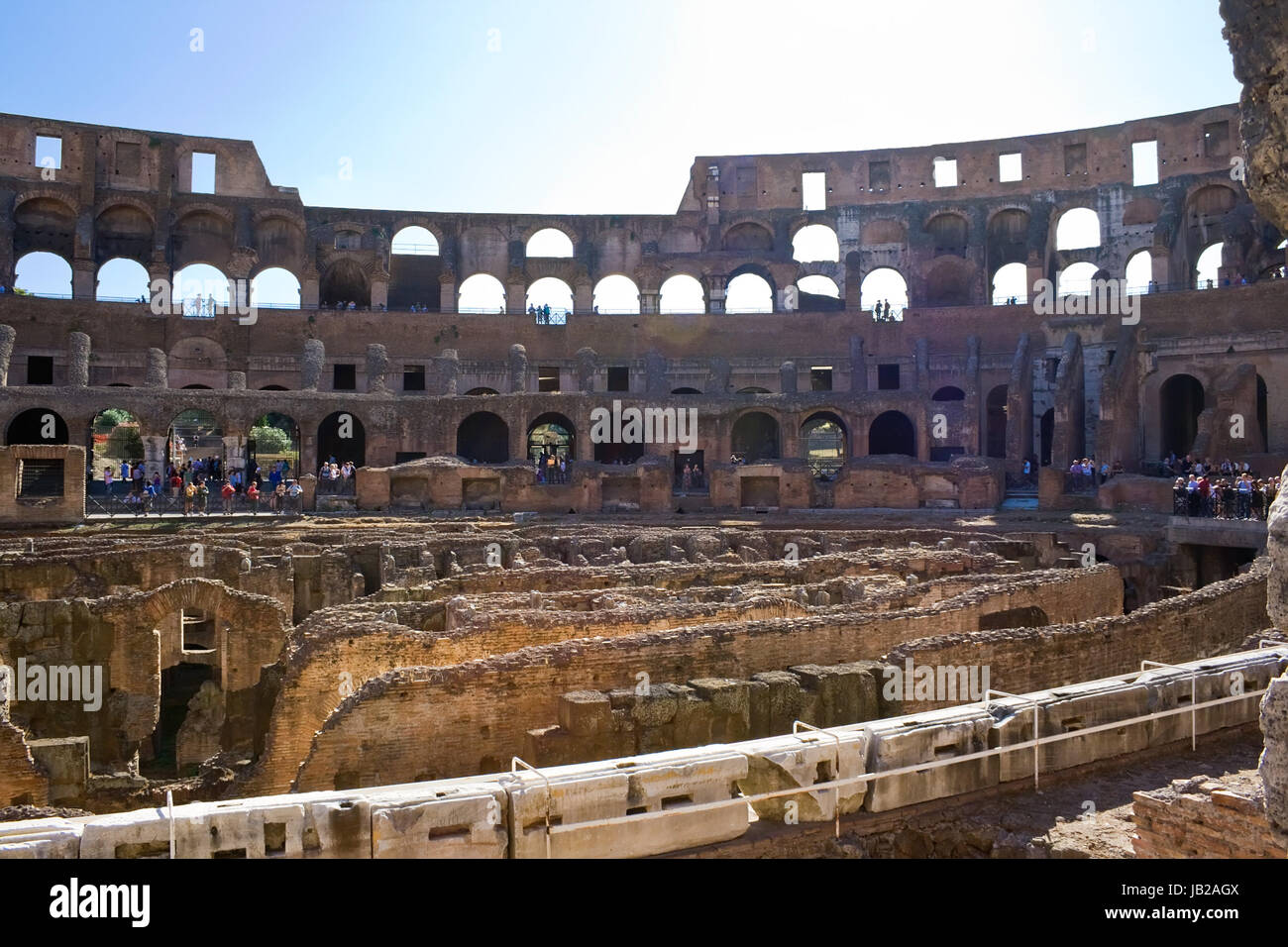 Ancient roman amphitheater Colosseum in Rome, Italy Stock Photo - Alamy