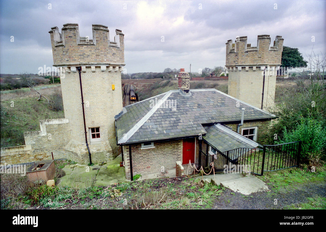 Unusual property for rent at Clayton Tunnel Stock Photo Alamy
