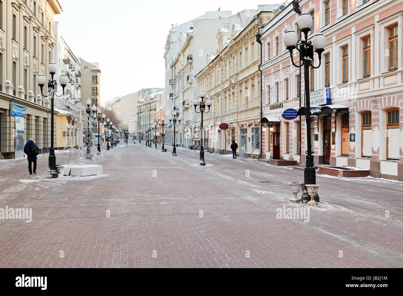 Арбат москва зимой