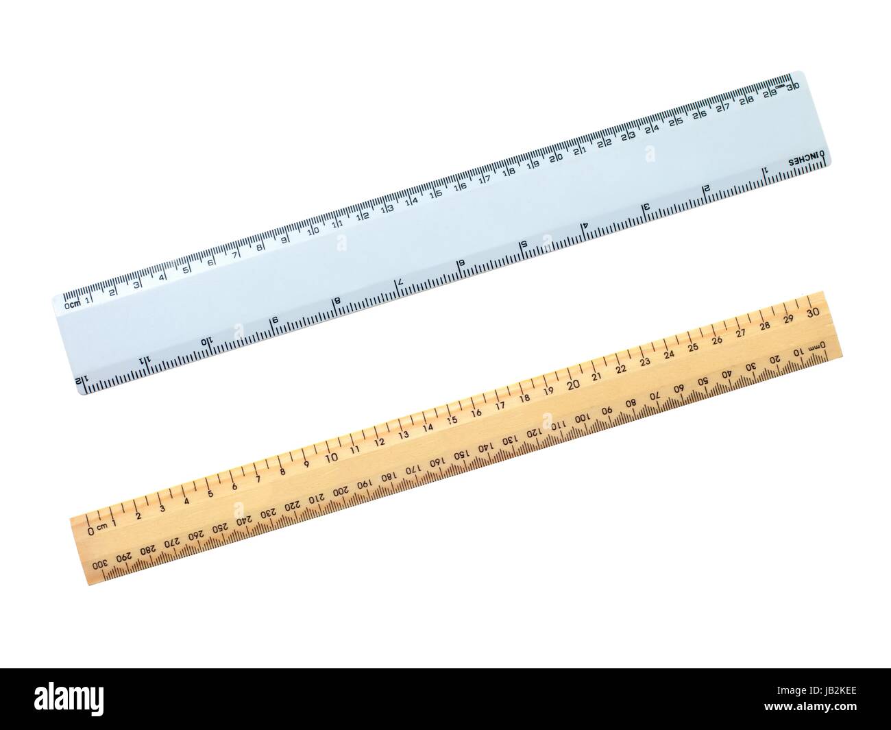 Rulers isolated against a plainwhite background Stock Photo - Alamy
