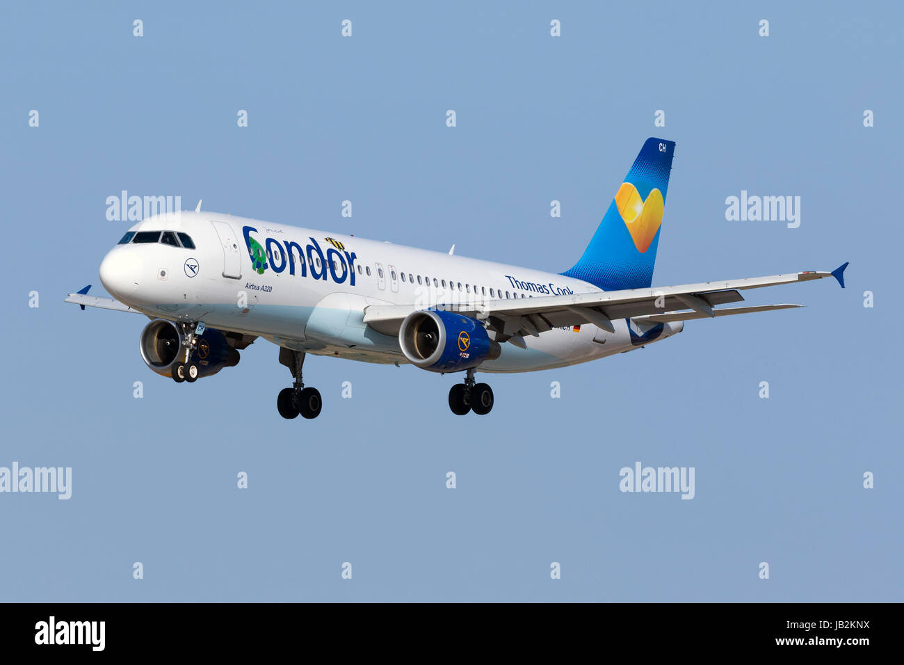 Condor (Thomas Cook) Airbus A320-212 [D-AICH] wearing a special color ...