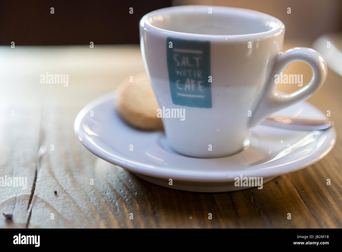 Salt Water Cafe restaurant, Beadnell, Northumberland, UK Stock Photo