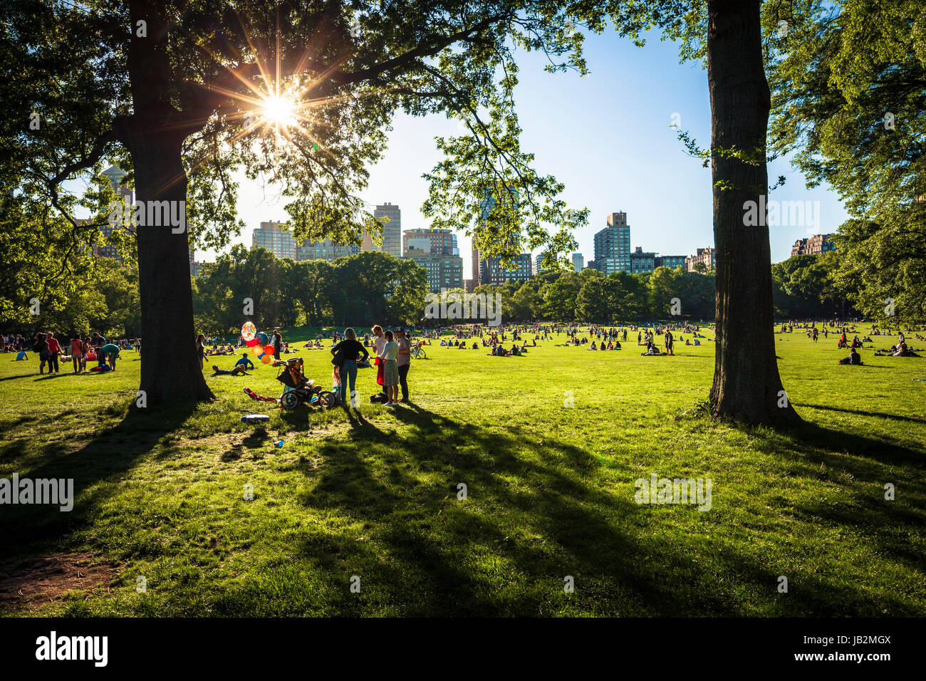 Central Park in New York City Stock Photo