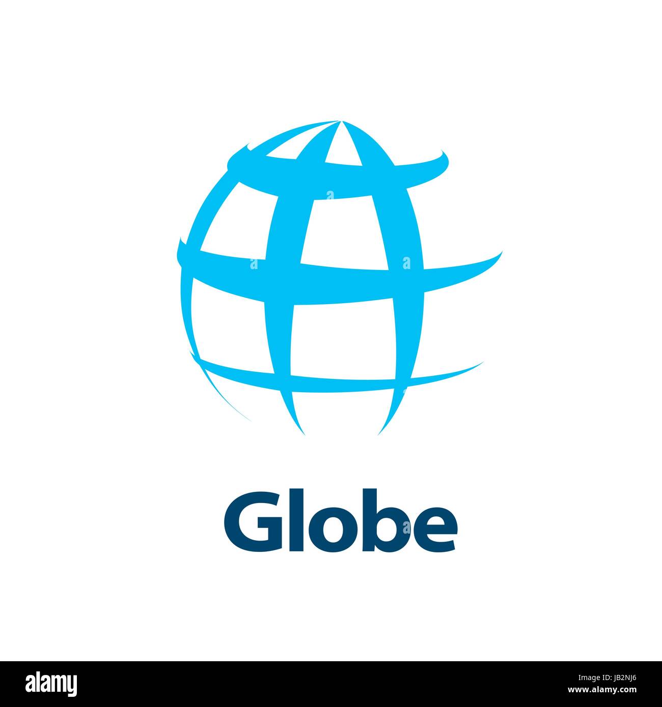template logo design globe. Vector illustration icon Stock Vector Image ...