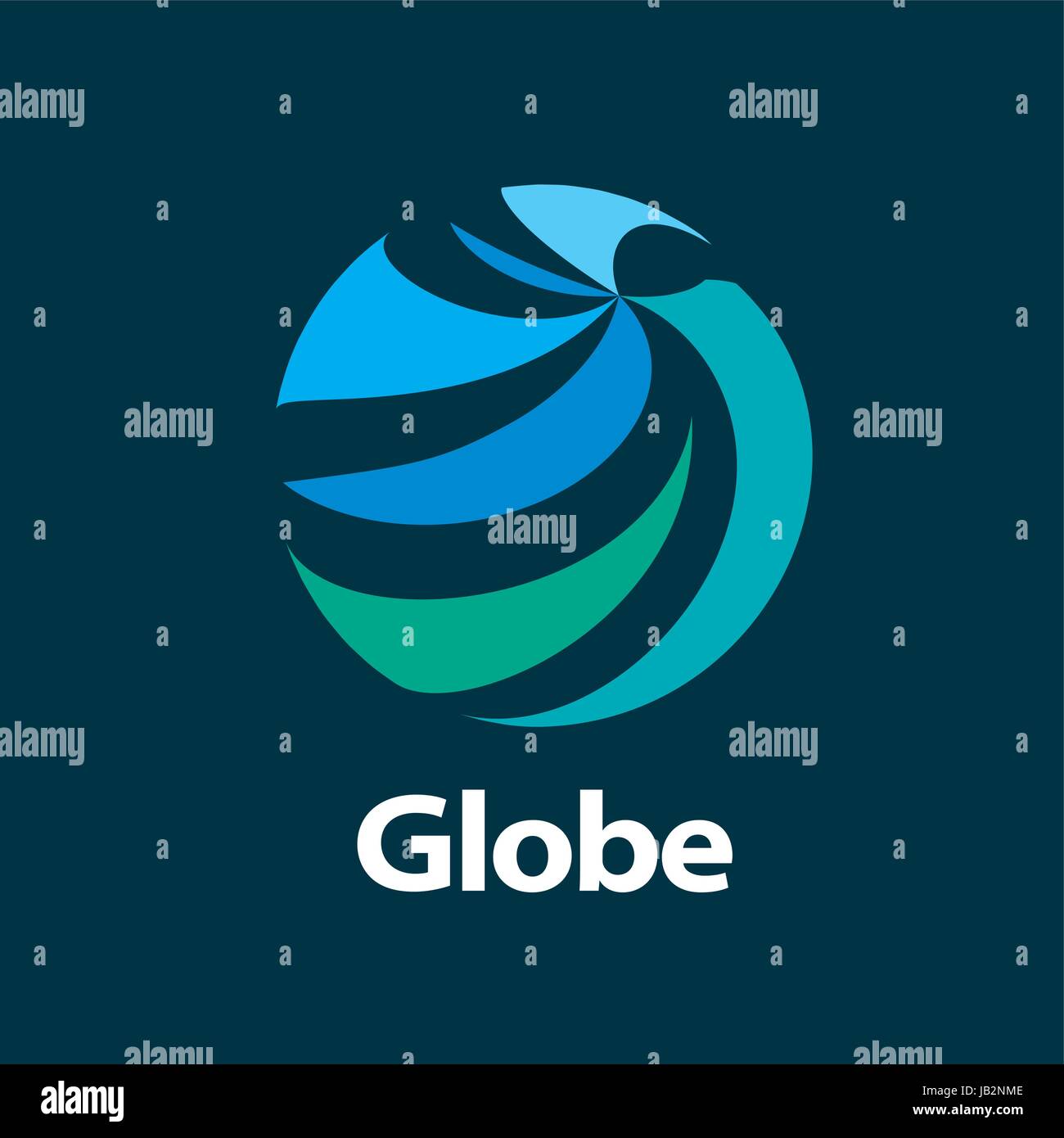 template logo design globe. Vector illustration icon Stock Vector Image ...