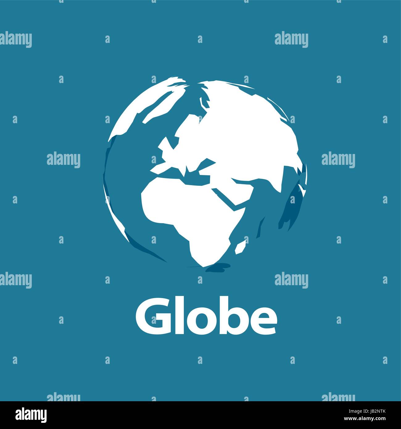 template logo design globe. Vector illustration icon Stock Vector Image ...
