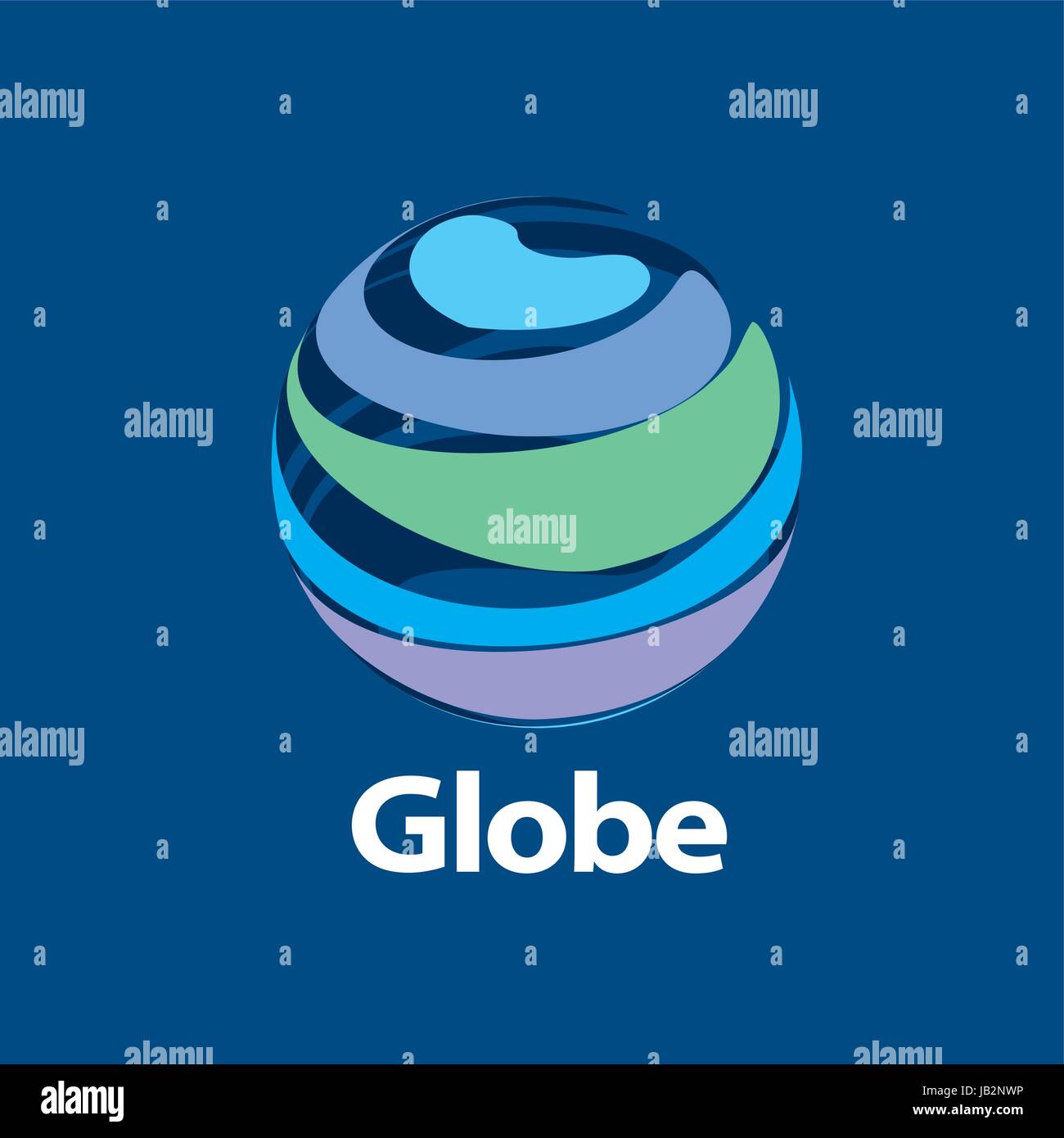 template logo design globe. Vector illustration icon Stock Vector Image ...