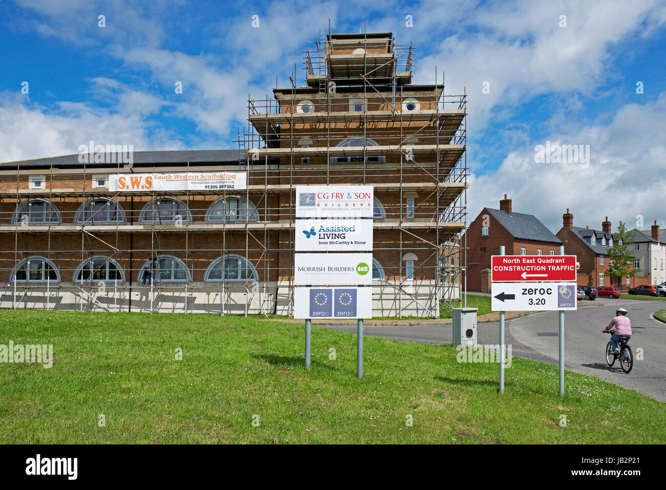 Poundbury, Dorset, England UK Stock Photo