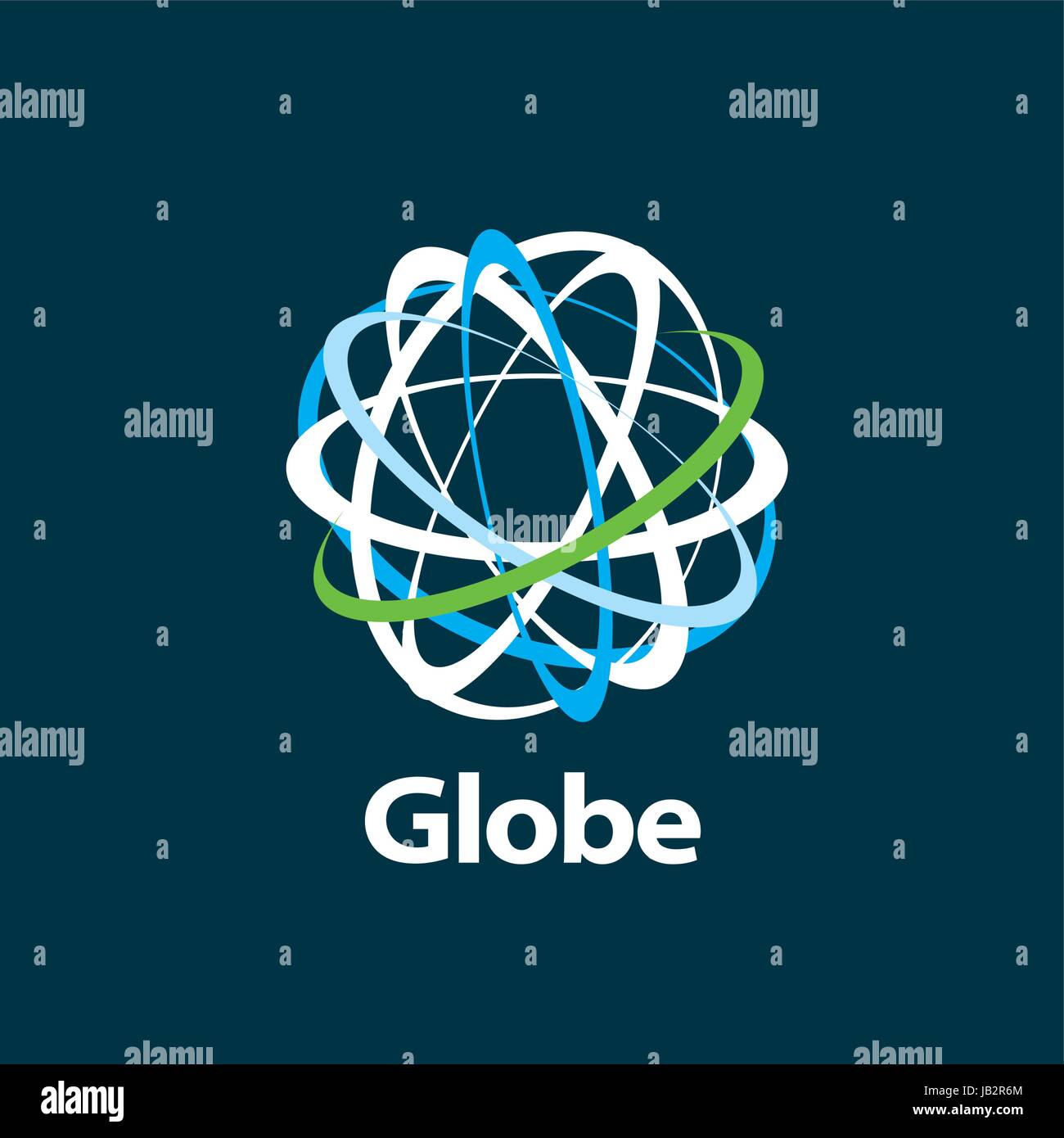template logo design globe. Vector illustration icon Stock Vector Image ...