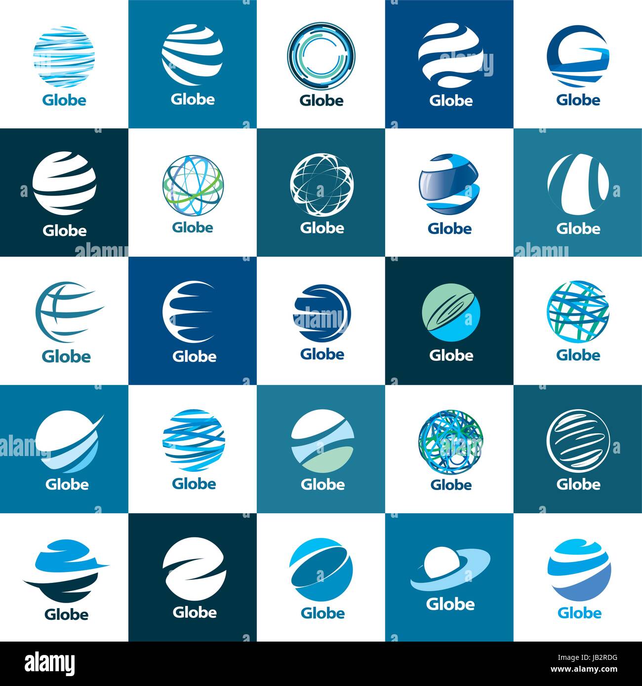template logo design globe. Vector illustration icon Stock Vector Image ...