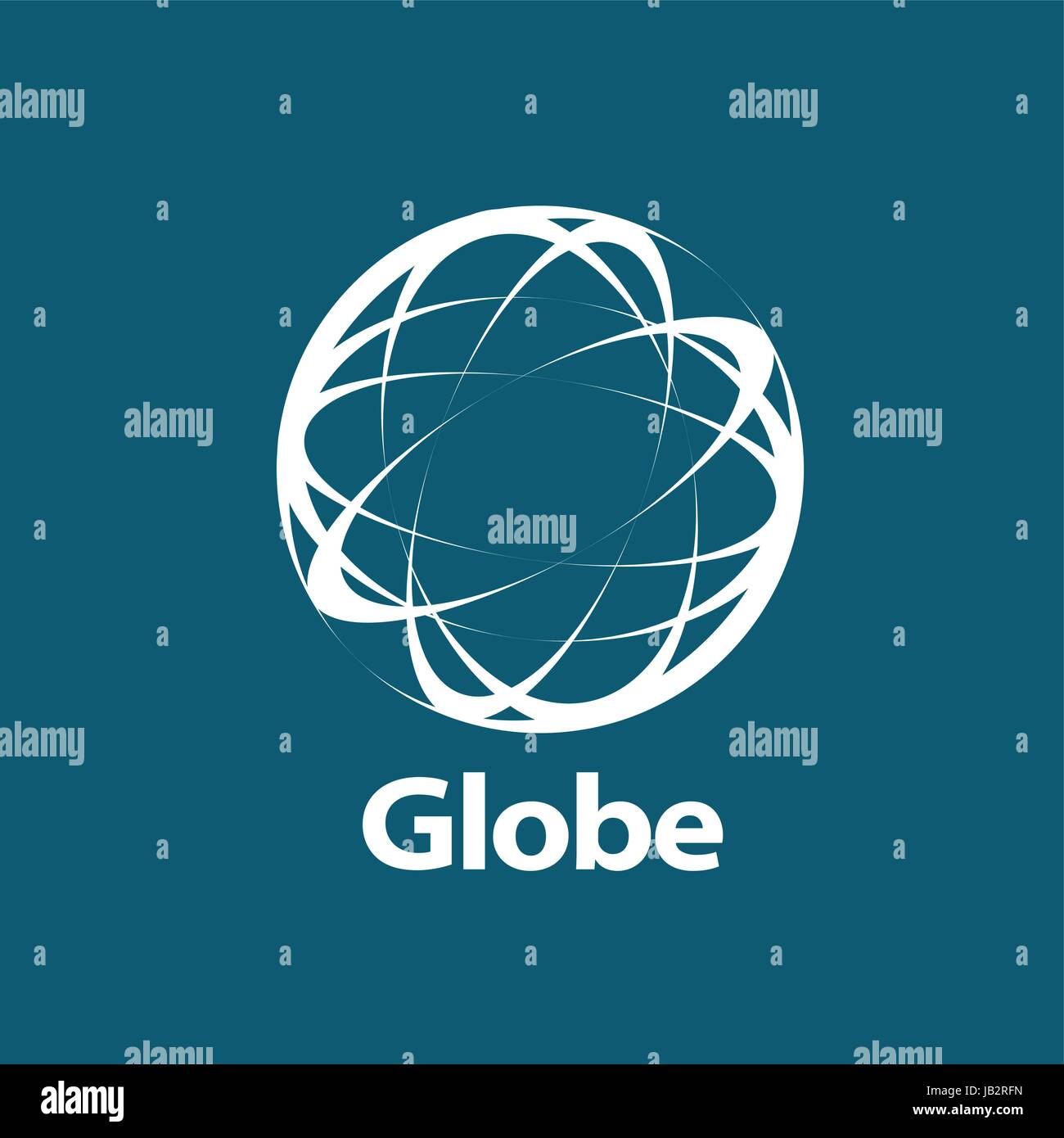template logo design globe. Vector illustration icon Stock Vector Image ...