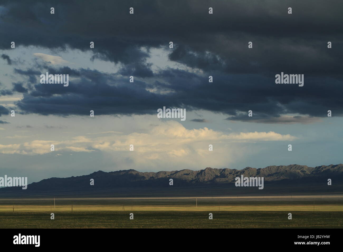 rainy season in mongolia Stock Photo - Alamy