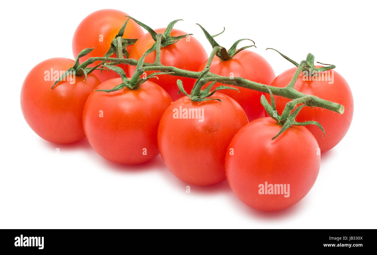 Fresh tomatos isolated on white background Stock Photo - Alamy